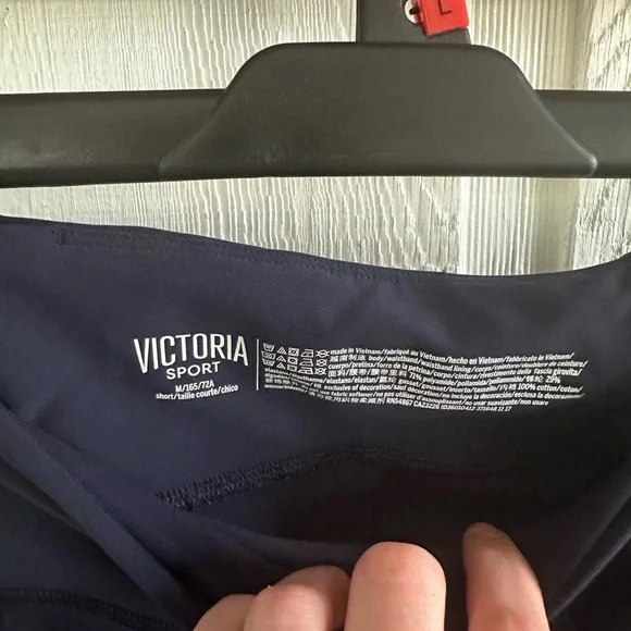 Victoria Secret Sport Navy Full Length Workout Gym Leggings Lounge & activewear - Picture 3 of 3